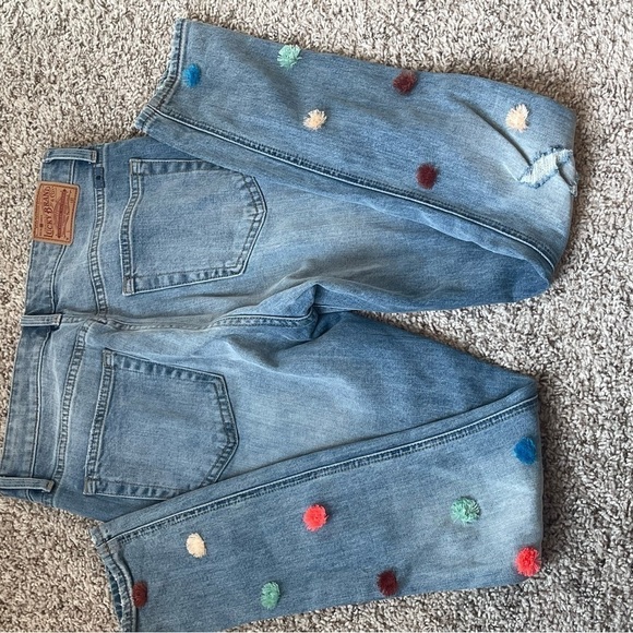 Lucky Brank Bridegetti Skinny Pompom Jeans Size 4 - Picture 5 of 8